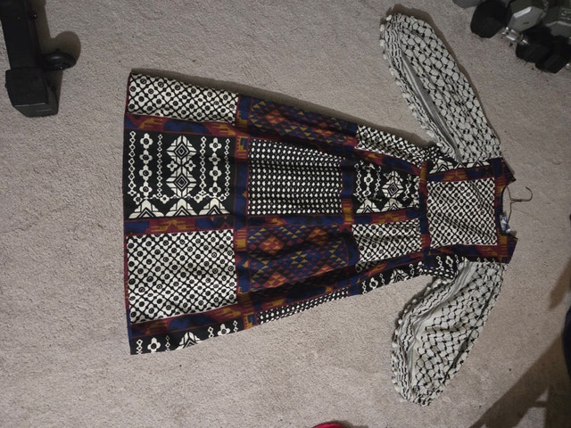 Vintage 1960 MASKIT Israel 100% Cotton Dress, Rare MCM Mod Shift