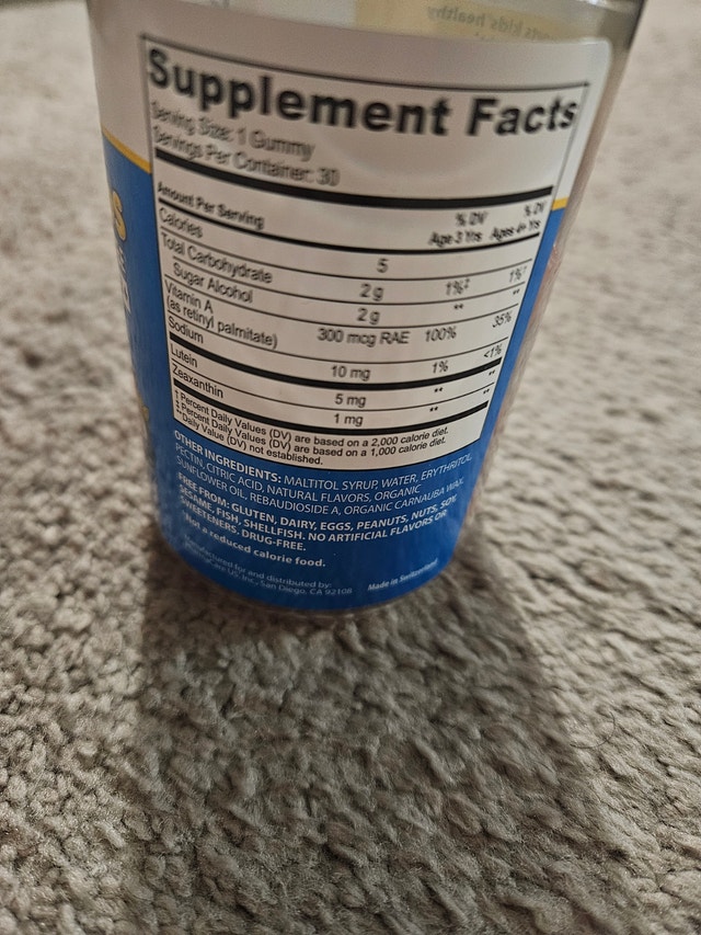 Kids Smart Vita Gummies (30) Eye Health Sugar Free - photo 2