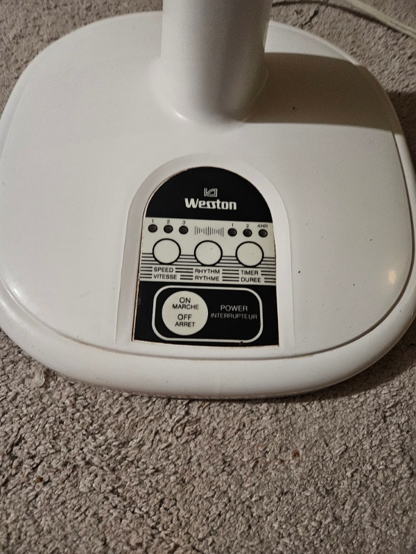 Wesston EF-16 Powerful Oscillating 16" Table Fan, 3 Speeds, Time - photo 2