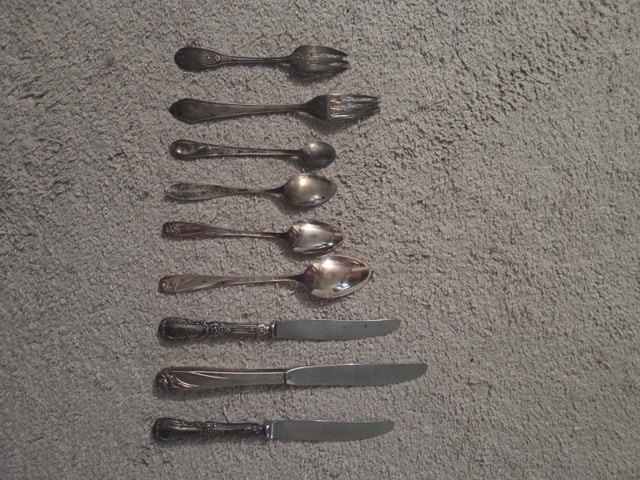 Vintage Silver-Plated Flatware 9pc Lot - 1847 Rogers, BSF 90 - photo 2
