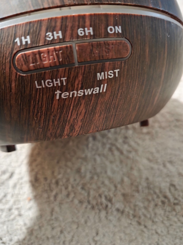 Tenswall 500ml Wood Grain Ultrasonic Diffuser + 3 Oils - photo 2