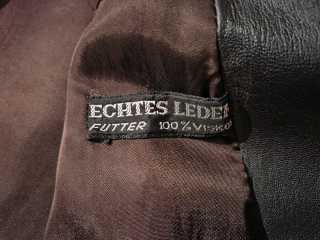 Vintage Echtes Leder Men's Leather Jacket, Size M - photo 3