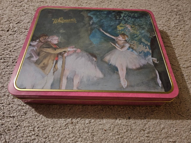Vintage Whitman's Candies Tin, Rehearsal of the Ballet, 10x8.5"