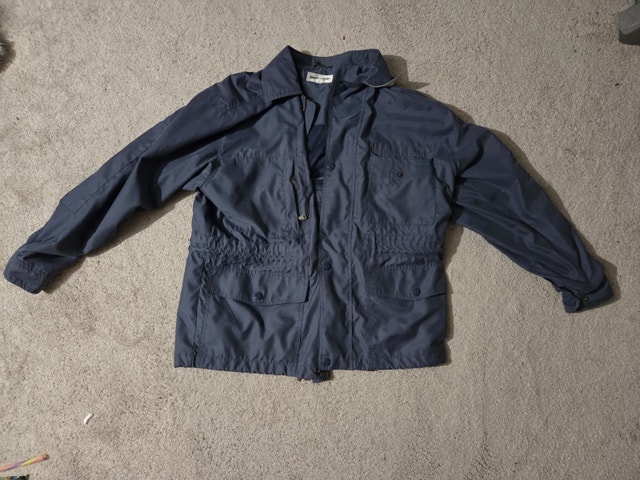 Vintage Pierre Cardin Windbreaker, Men's Medium, 5 Pockets +Cell