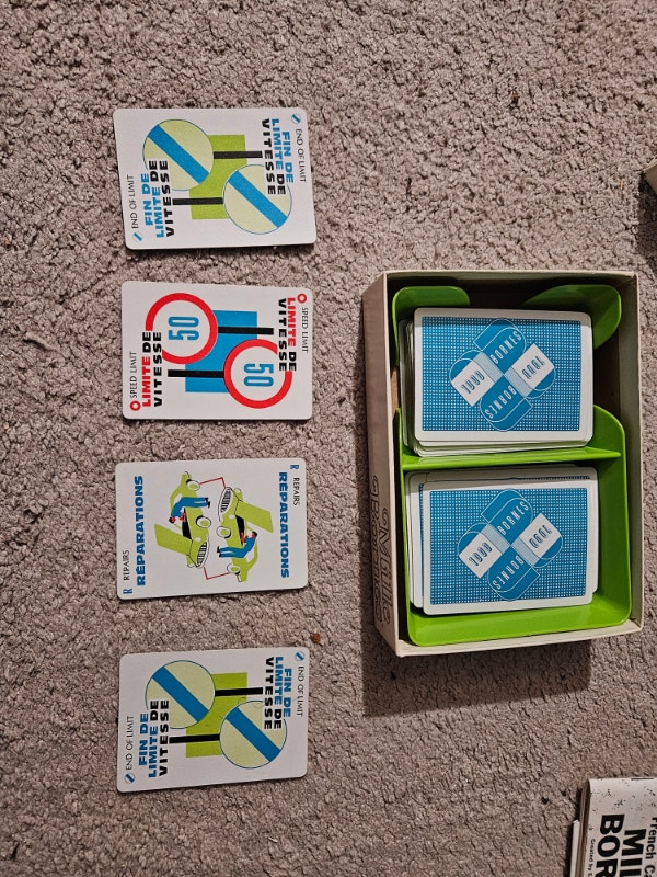 Vintage Mille Bornes 1971 French Card Game by Parker Brothers - photo 2