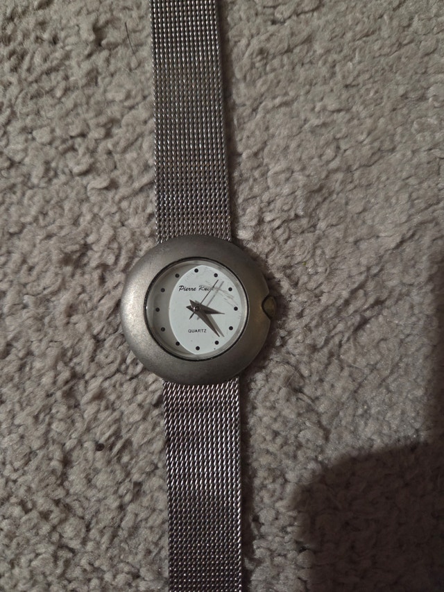 Vintage Pierre Rucci Quartz Watch, Stainless Steel Mesh Band - photo 2