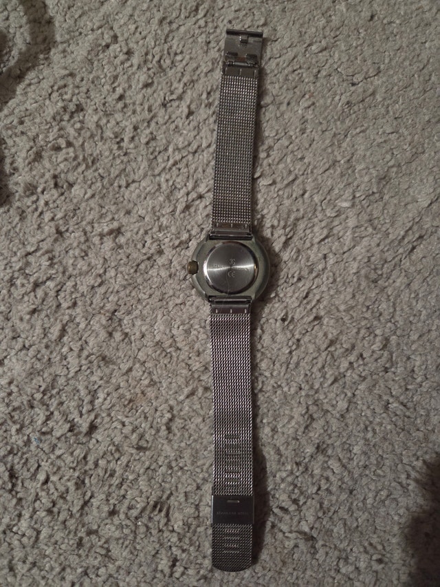 Vintage Pierre Rucci Quartz Watch, Stainless Steel Mesh Band - photo 3