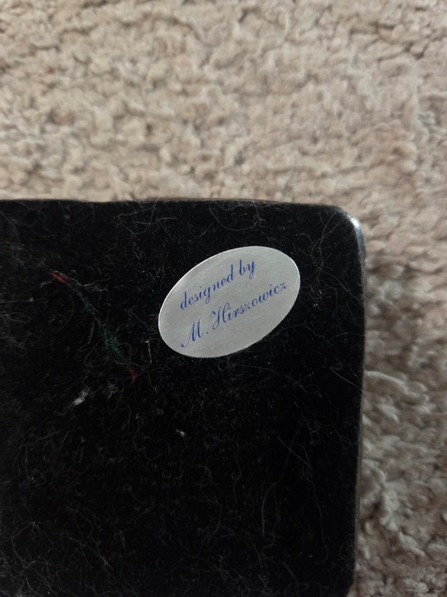 Rare Miriam Hirszowicz Silver Plated Matchbox Cover, 2.5", 100g - photo 2