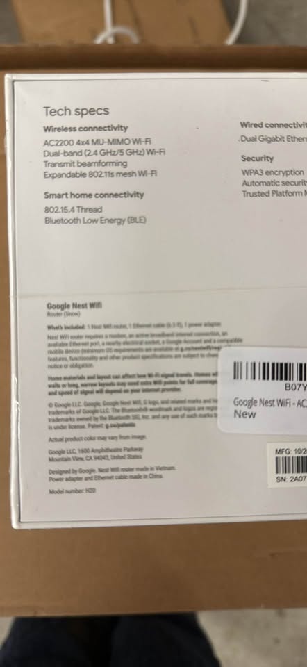Google Nest WiFi Router - photo 2