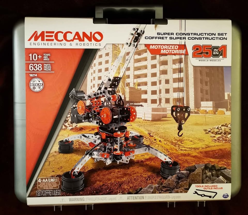 Brand new Meccano Super Construction Set 25-in-1 #16214