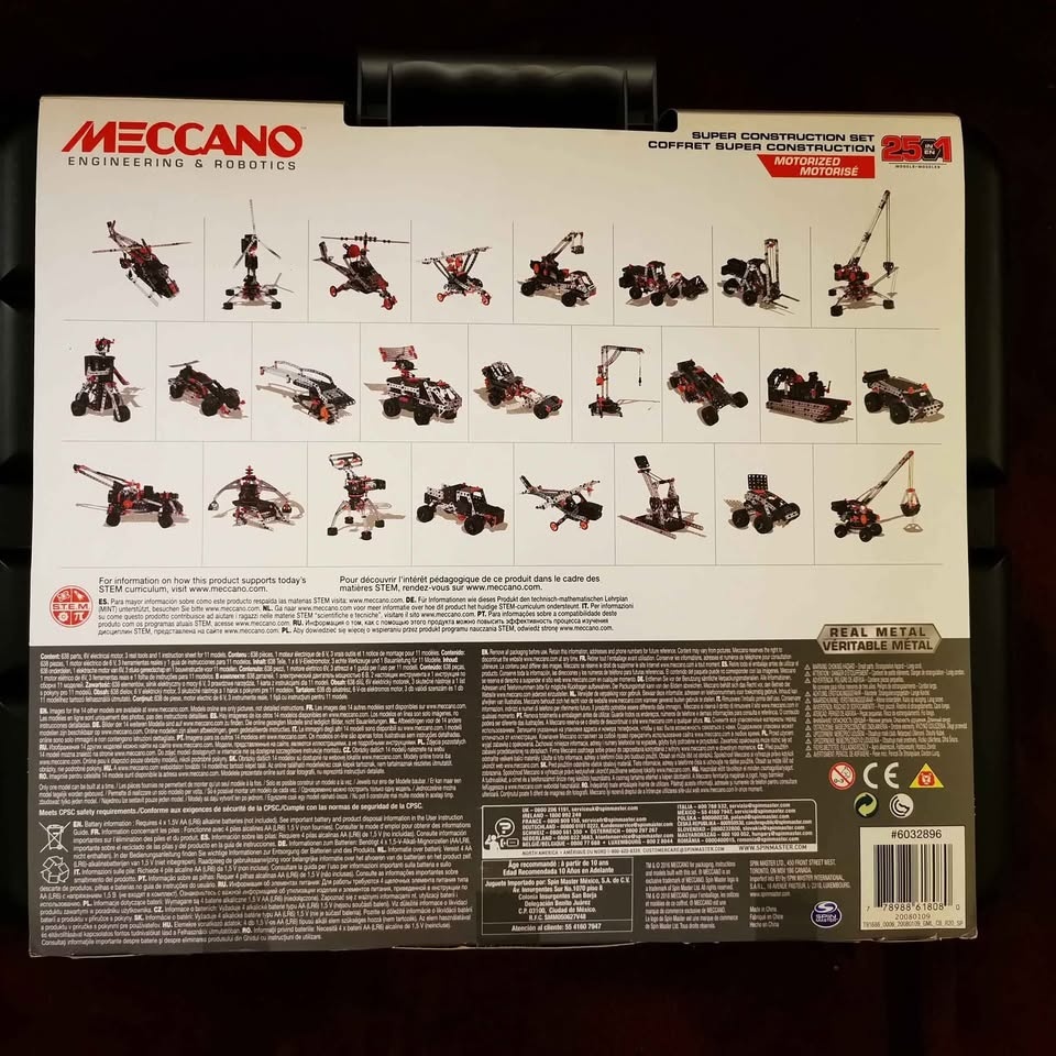 Brand new Meccano Super Construction Set 25-in-1 #16214 - photo 2