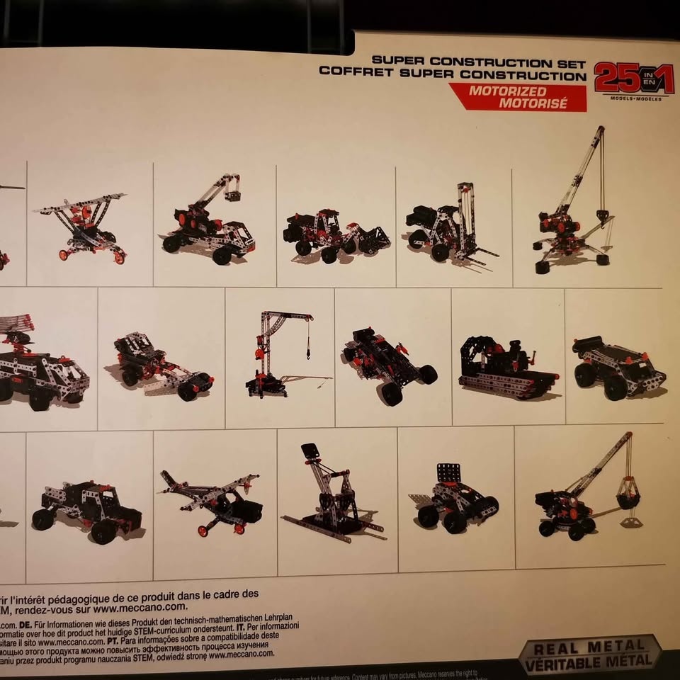Brand new Meccano Super Construction Set 25-in-1 #16214 - photo 4