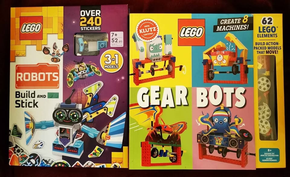 Brand new LEGO Activity books with builds/stickers