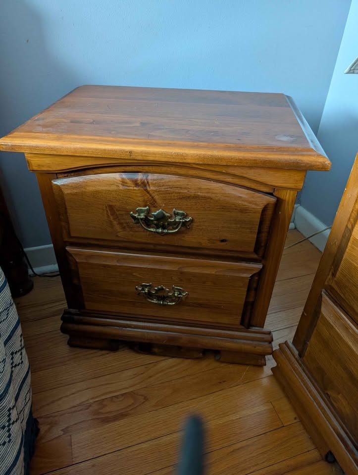 Wood Dresser and Nightstand Set - photo 2