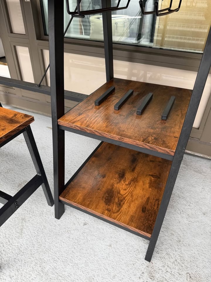 Modern Rustic Dining Set - Table & 2 Benches - photo 4
