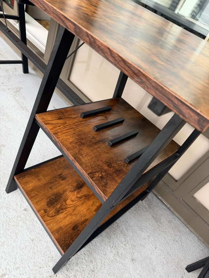 Modern Rustic Dining Set - Table & 2 Benches - photo 5