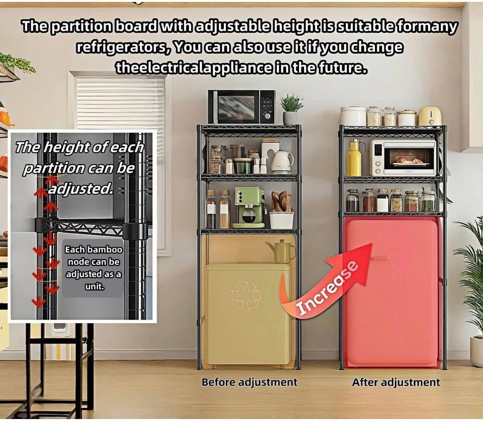 New Dorm Mini Fridge Stand with Storage (White) - photo 4