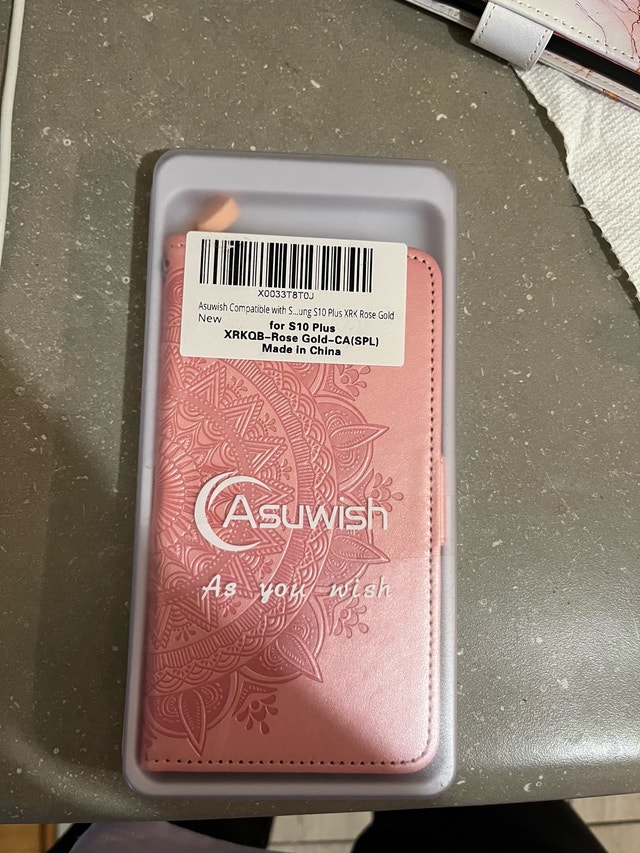 Asuwish Phone case s10 plus ROSE GOLD