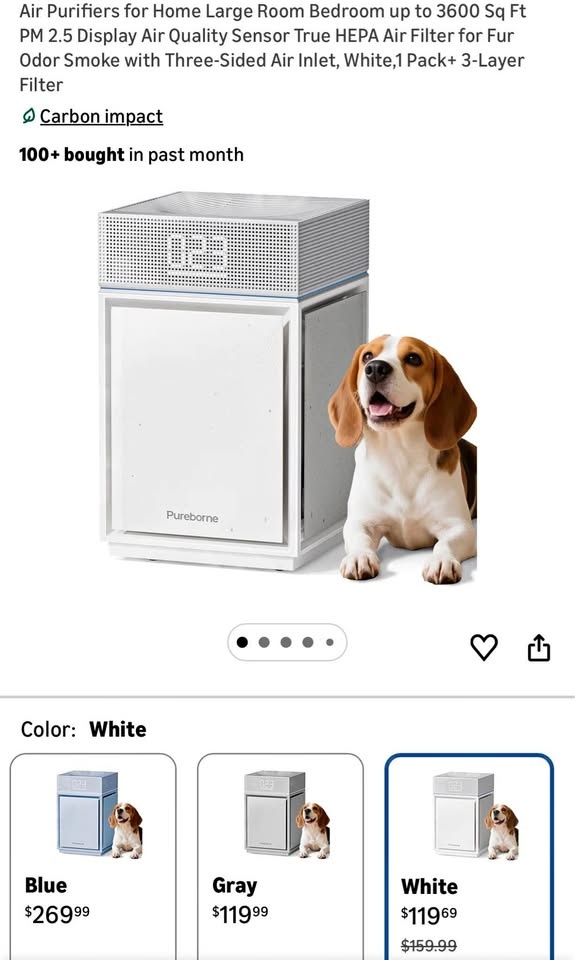 (New) Air Purifiers for Large Room up to 3600 Sq Ft PM 2.5