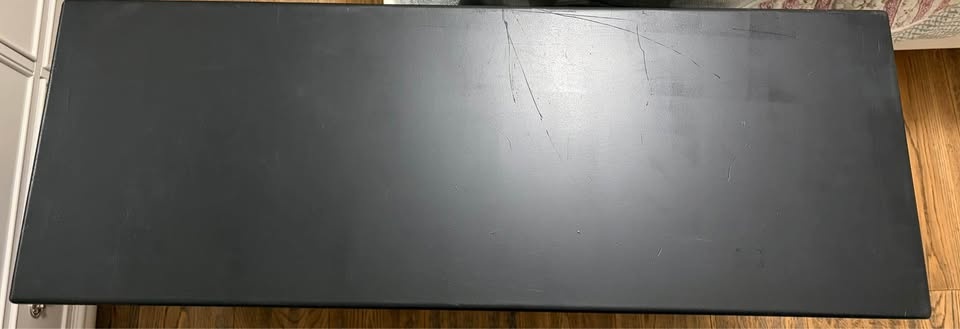Black Metal Storage Shelf / Console Unit – Modern & Heavy-Duty - photo 2