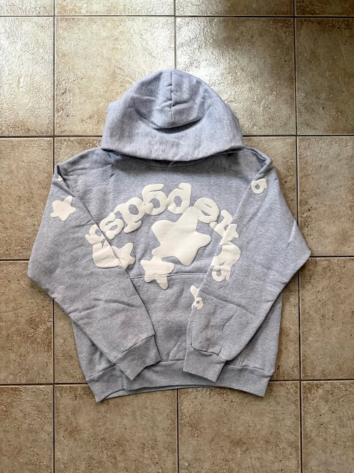 Sp5der Beluga Hoodie Heather Grey