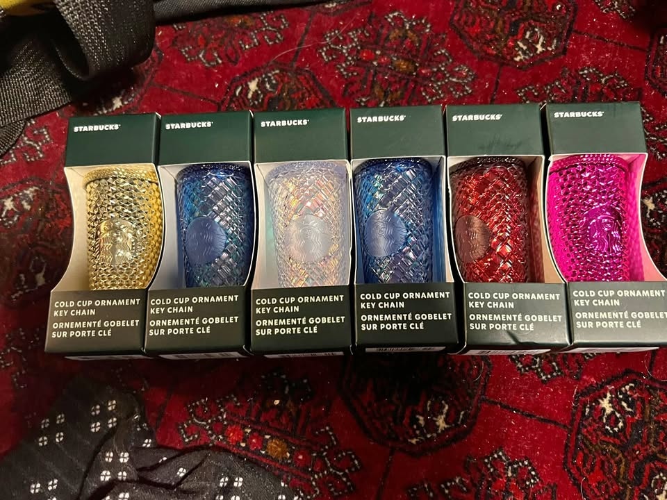 Cold Cup Ornament Key Chains (Brand new, PRICE IS FIRM)