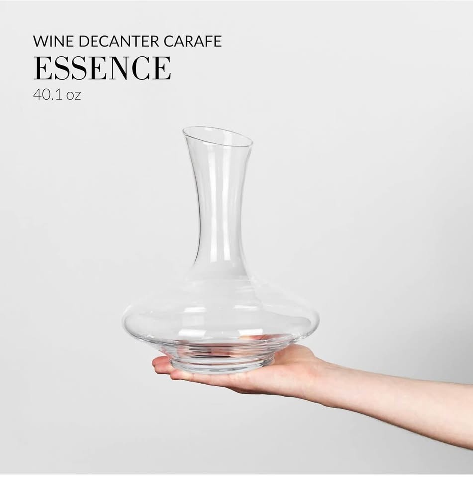 (New) Krosno Essence Wine Decanter, 40.6 oz - photo 3