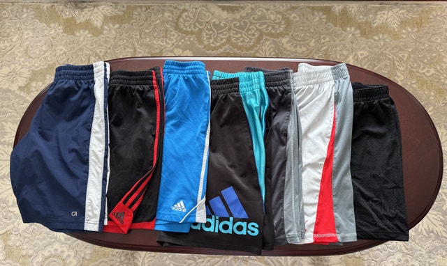 7 pairs - boys athletic shorts