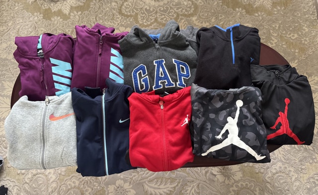 Youth Hoodies & Zip Ups - Various Brands & Sizes