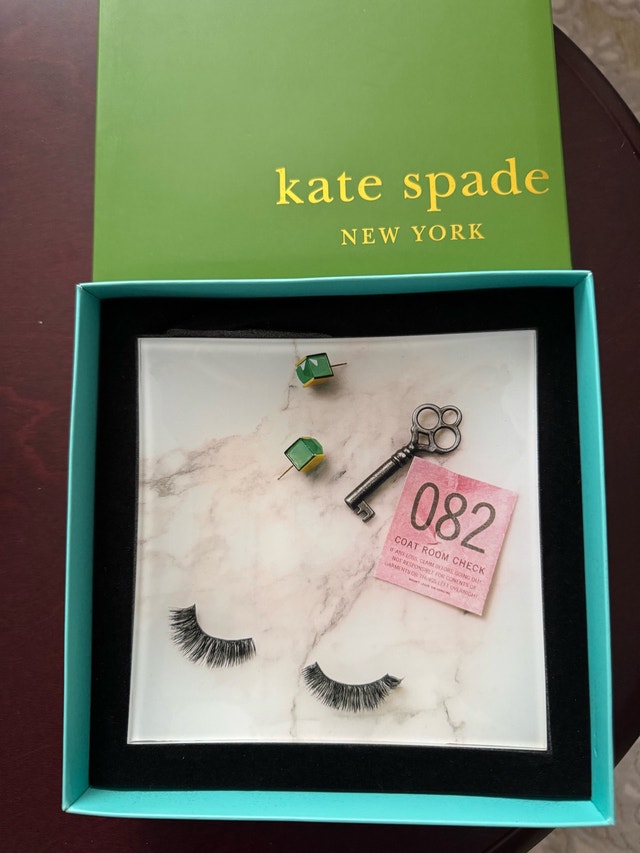 Kate Spade Lenox Snap Happy Eyelashes Dish