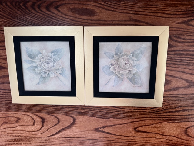 Framed floral prints - set of 4 - photo 4