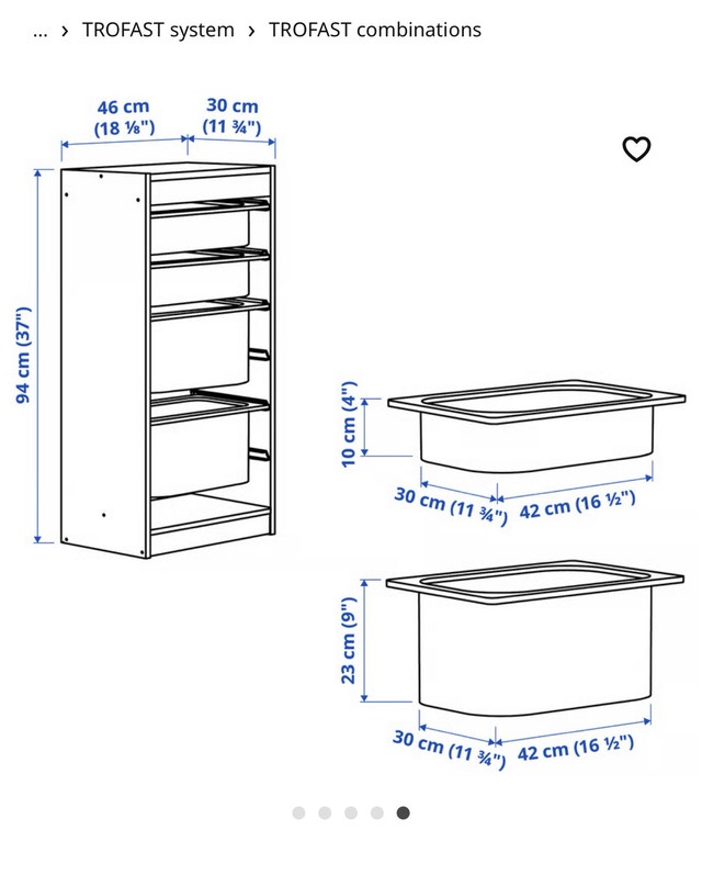IKEA Trofast system - bins included - photo 2