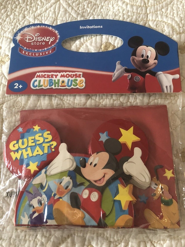 Mickey Mouse invitations