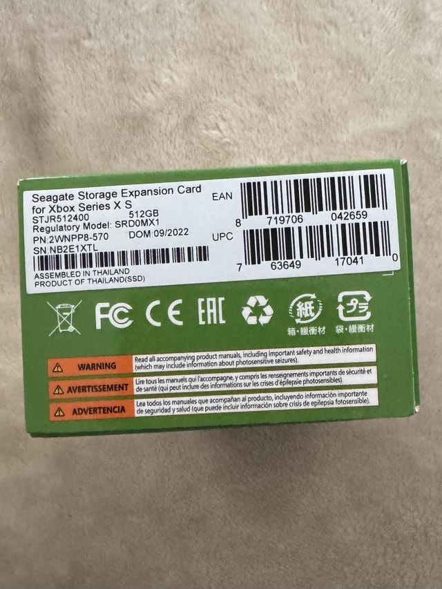 Seagate 512GB Expansion Card for Xbox - photo 4
