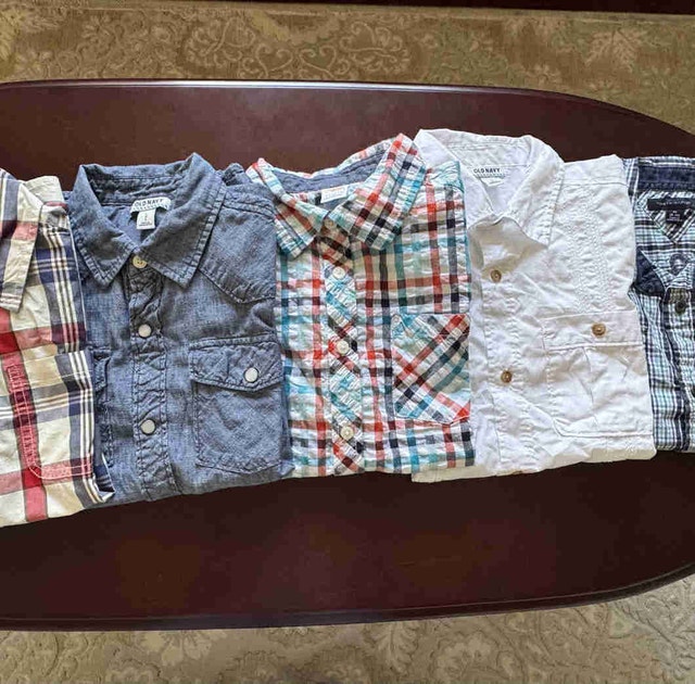 Boys Polo and Button Down Shirts - Size L (10-12)