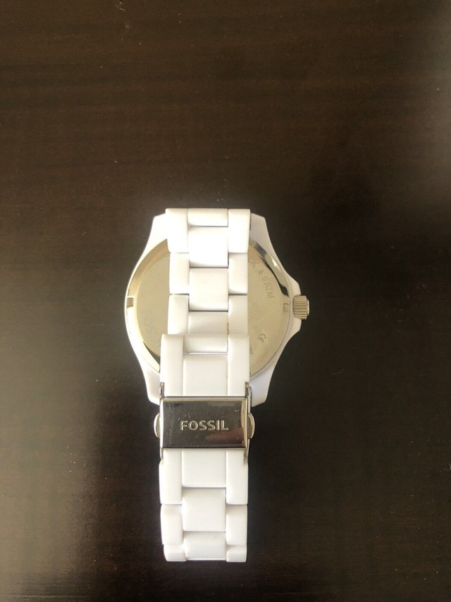 Fossil Cecile White Resin Watch with Crystals - photo 4