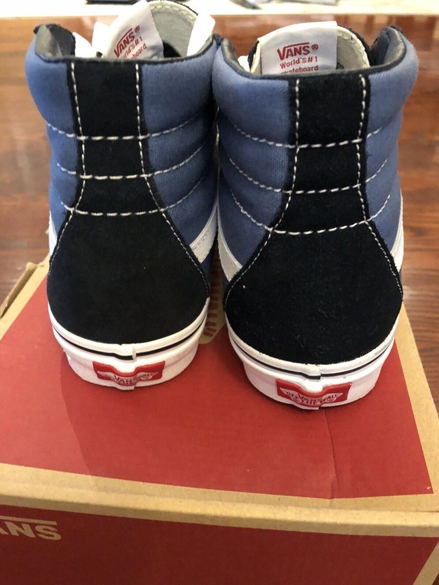NEW Vans SK8-Hi Navy - size 6 men/7.5 women - photo 3