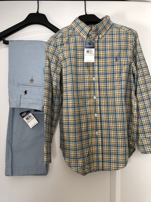 Ralph Lauren/Polo Shirt and Pants - Boys Size 8