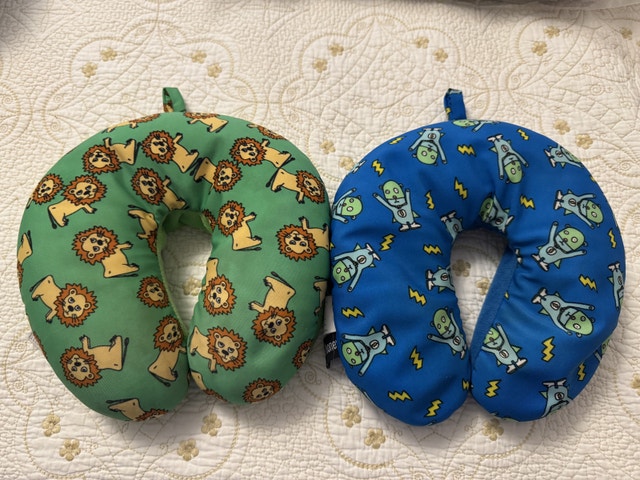 Little Honey Travel Pillows - Lion, Monkey, Alien