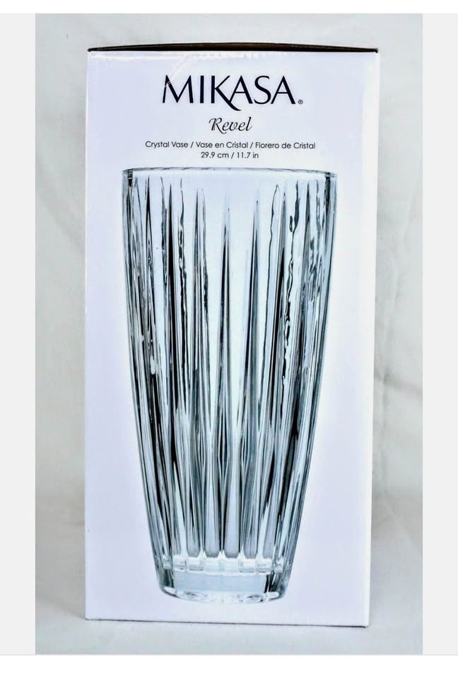 Mikasa Revel Crystal Vase