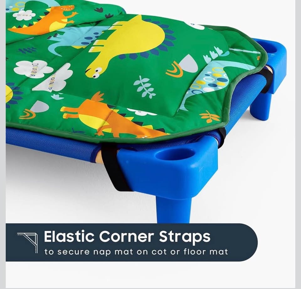 (New) Cot Nap Mat with Pillow and Blanket (52"x22") - photo 5