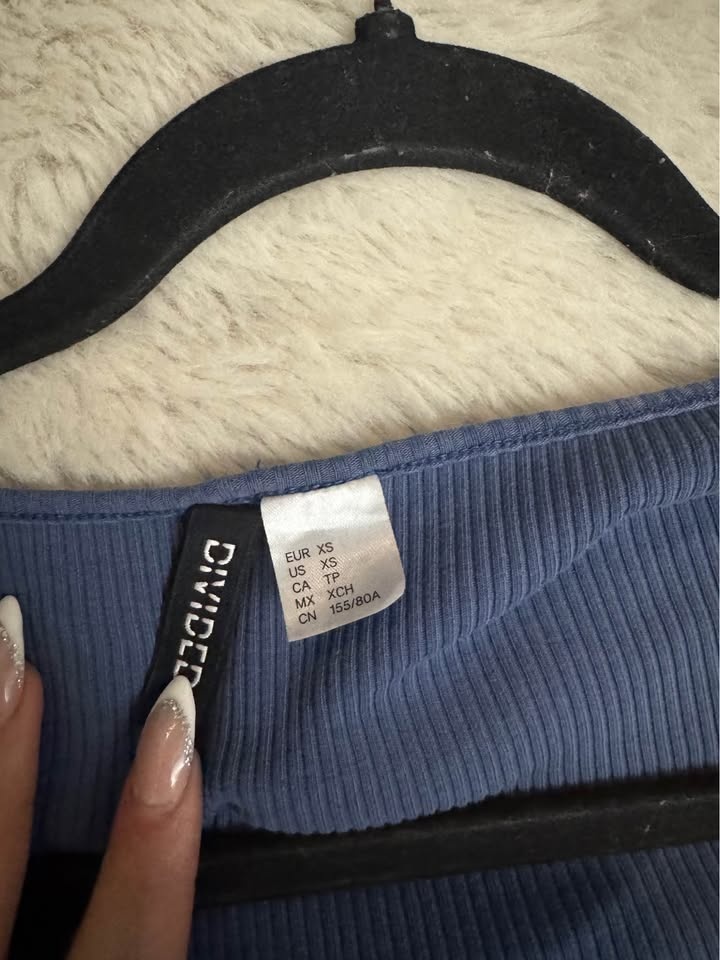 H&M blue top - photo 2