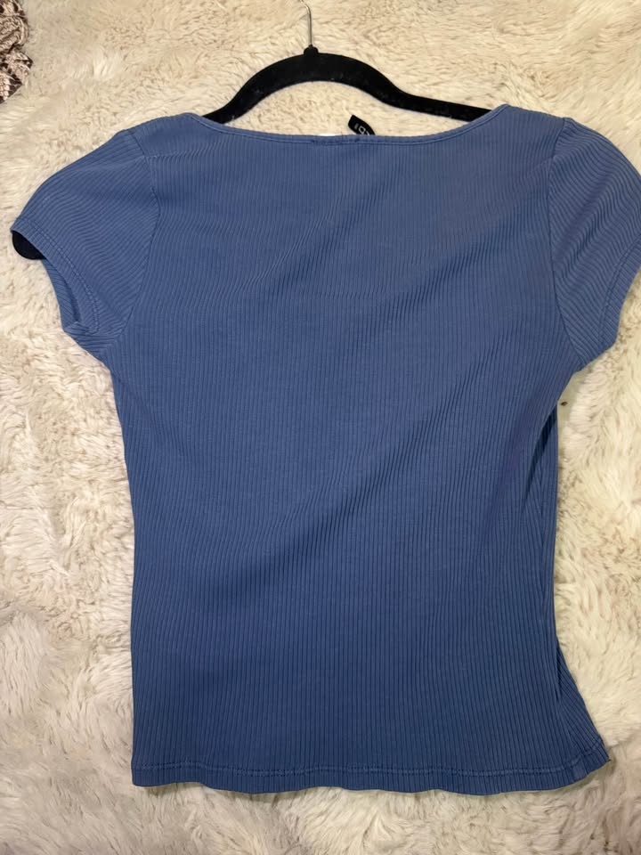 H&M blue top - photo 3