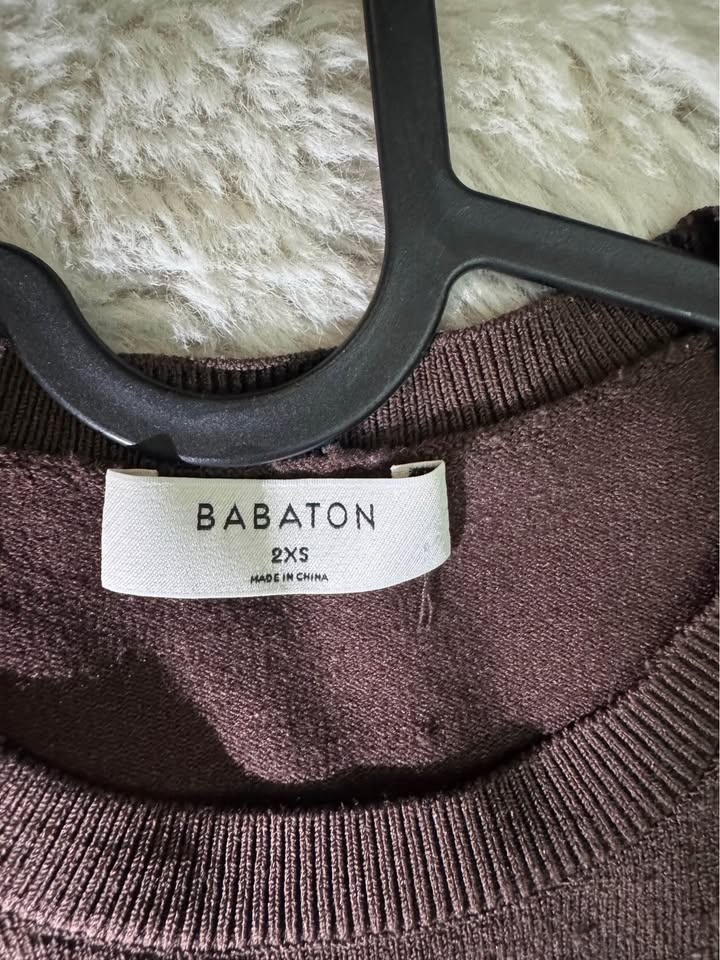 Aritzia Babaton Brown Long Sleeve Top - photo 2