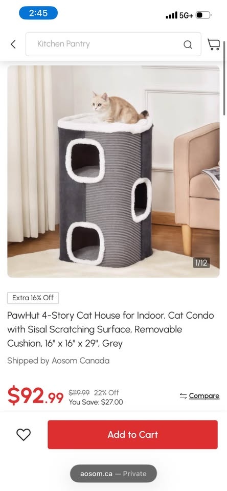 Brand New!!! 4-Story Cat House for Indoor - photo 2