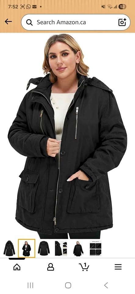 Winter Jacket Plus Size New