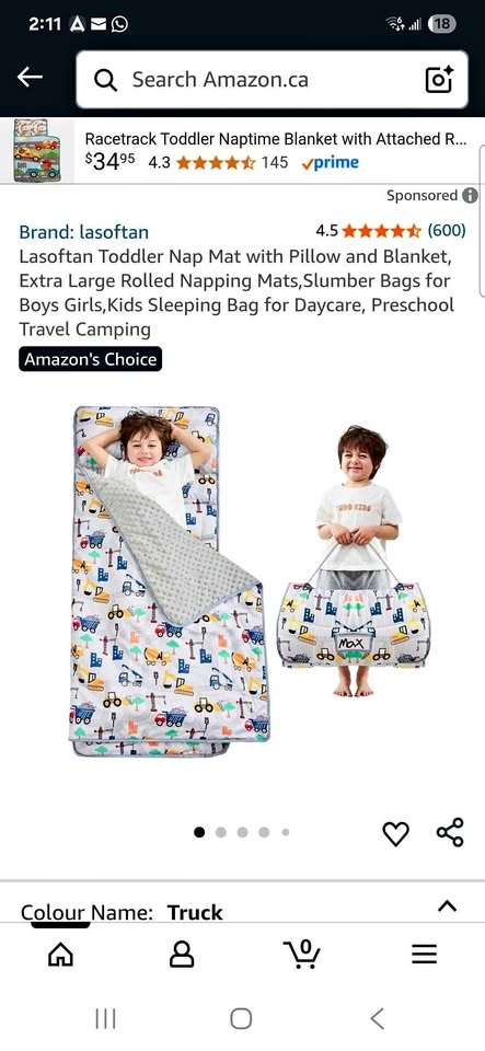 Brand New Toddler Nap Mat