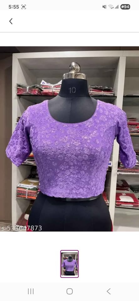 Stretchable Saree Blouse - photo 5