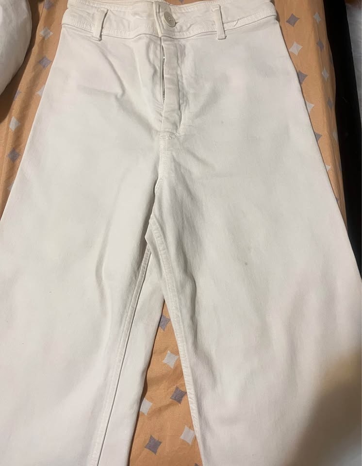 White Zara Pants Size 4