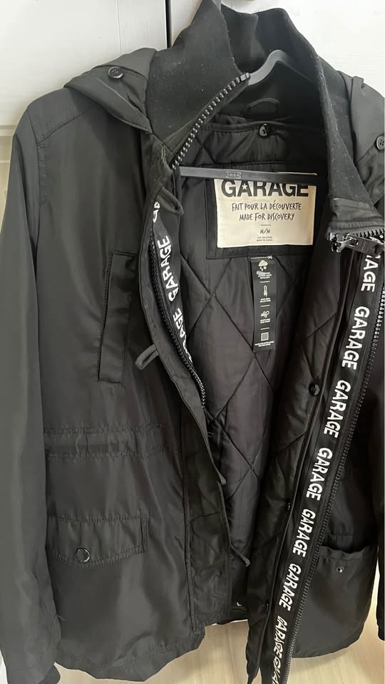 Garage Black Waterproof Rain Jacket - Women's M - photo 2